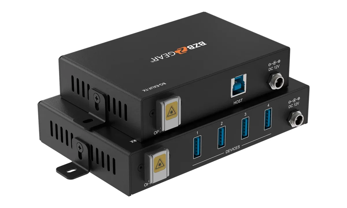BZBGear BG-EXUF 4-Port USB Extender over Fiber - view 5