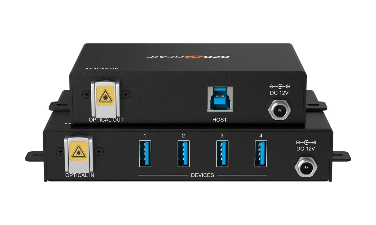 BZBGear BG-EXUF 4-Port USB Extender over Fiber - view 6