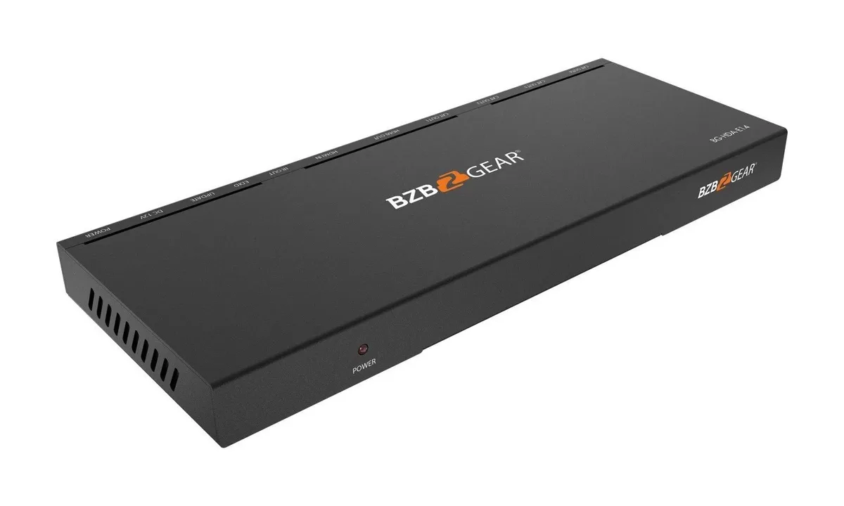BZBGear BG-HDA-E14 1x4 HDMI Splitter Kit with Four Receivers - view 5