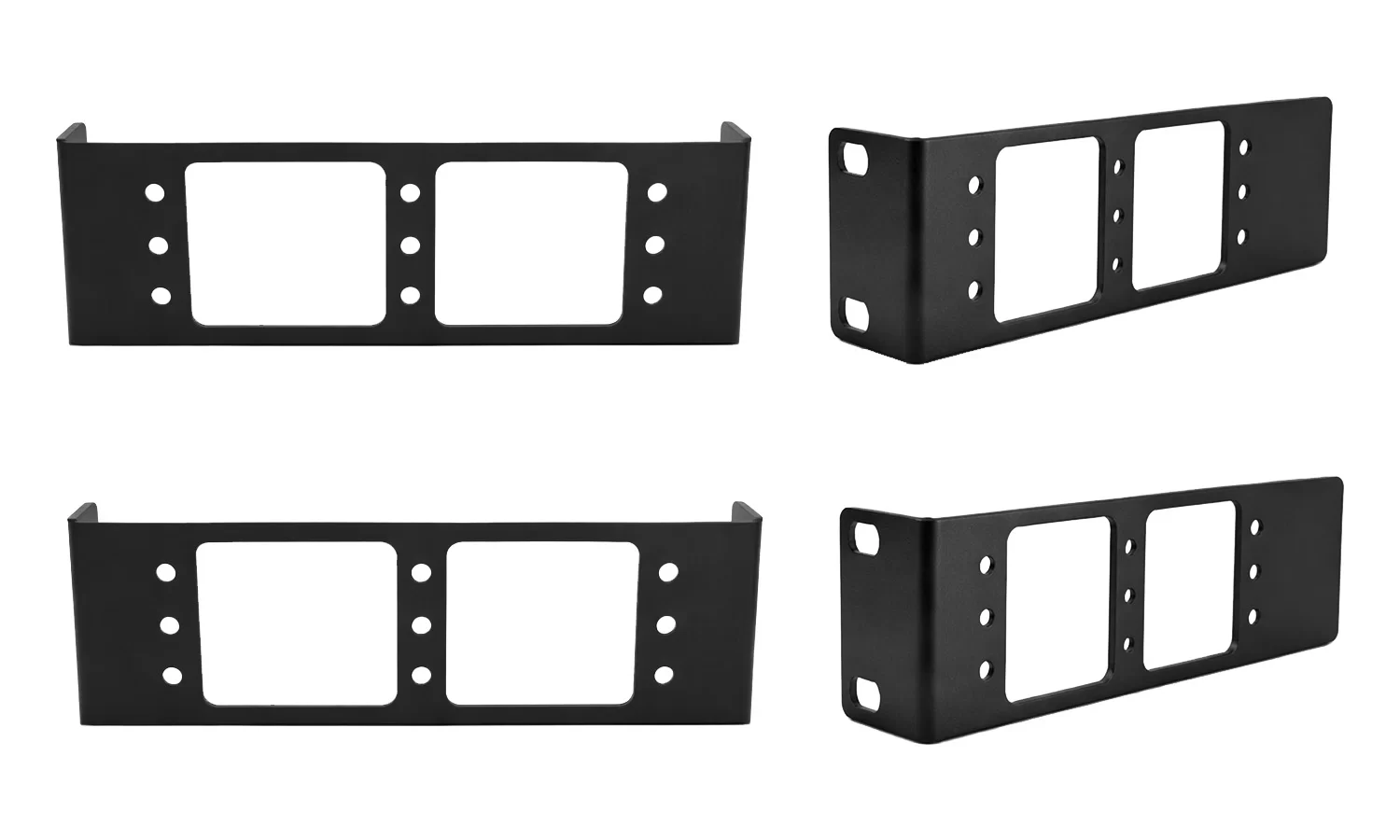 BZBGear BG-IPGEAR-ULTRA-ACC-RM2 1RU Rack Bracket for Two IPGear Ultra Transceivers - view 2