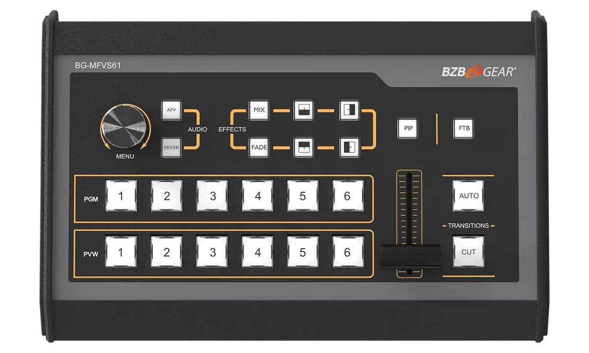 BZBGear BG-MFVS61-G2 Multi-Format Video Switcher - view 2