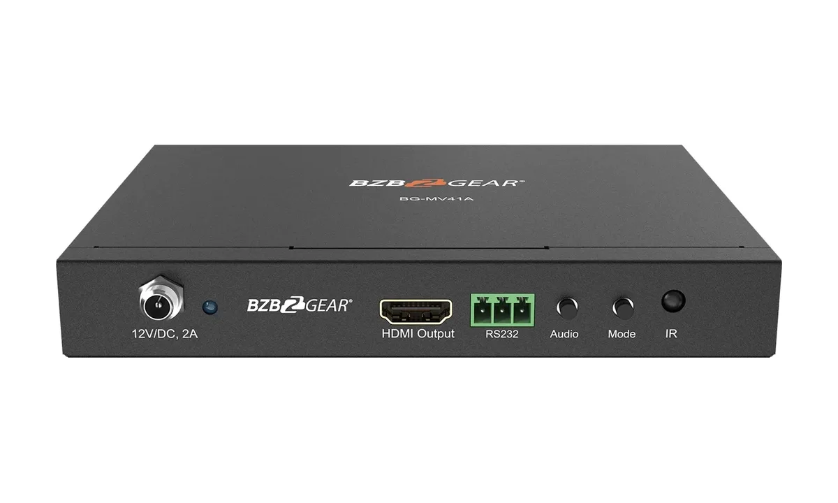 BZBGear BG-MV41A 4x1 1080p HDMI Switcher, Scaler and Multiviewer - view 4