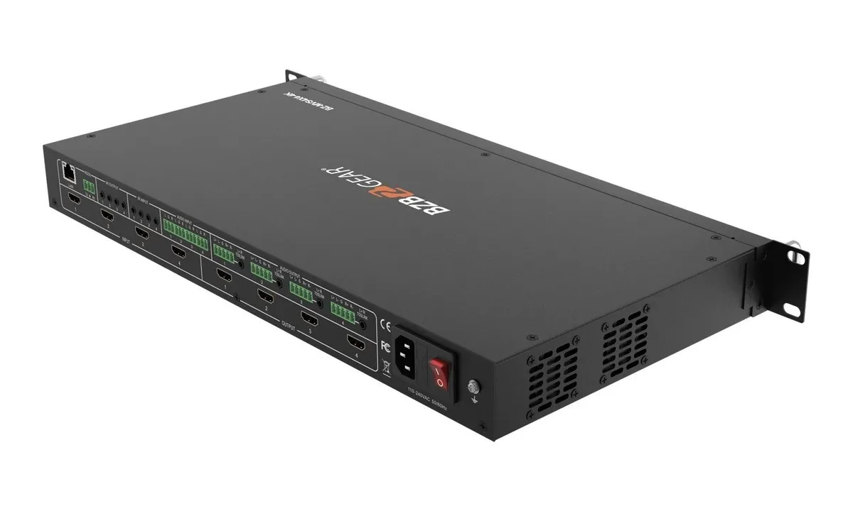 BZBGear BZ-MVS4X4-4K 4x4 Matrix Switcher and Video Wall Controller - view 6
