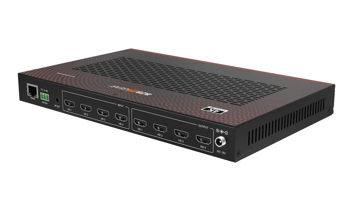 BZBGear BG-MVS4X4-4KL 4x4 Seamless Matrix and Video Wall Processor - view 4