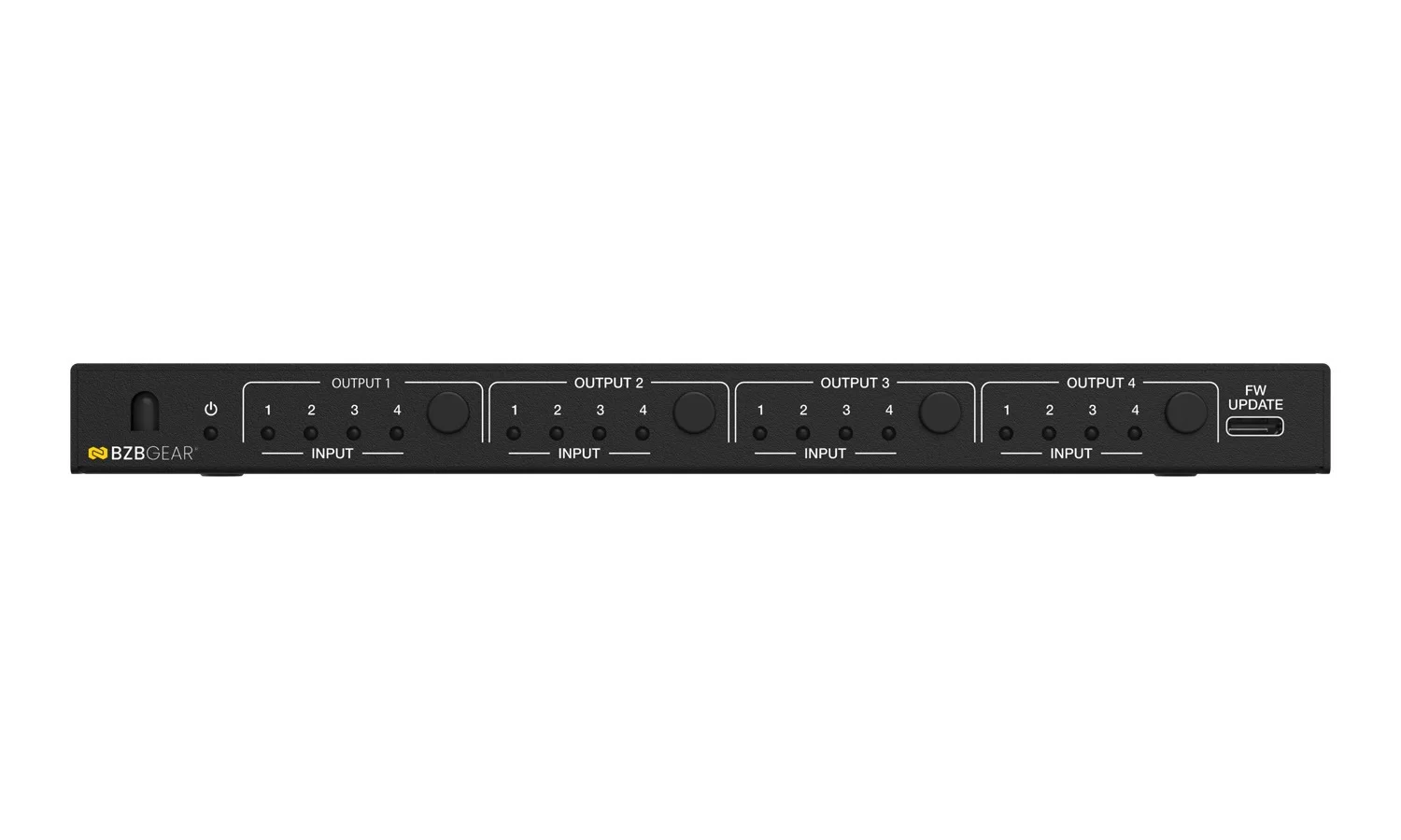 BZBGear BG-MVS4X4-CV 4x4 Seamless Matrix and Video Wall Processor with Scaler - view 5