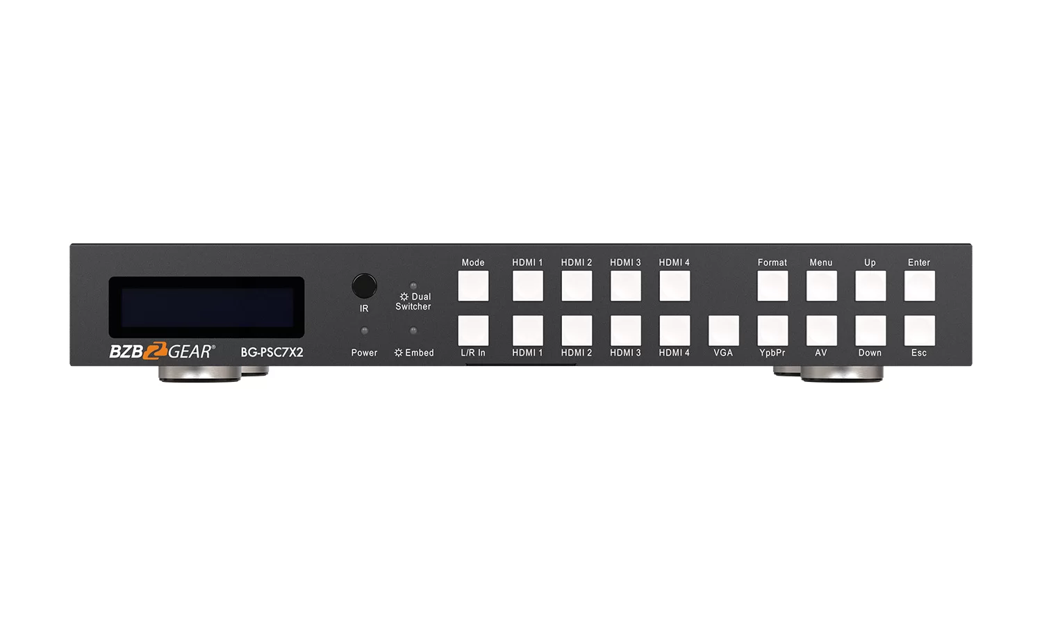 BZBGear BG-PSC7X2 7x2 Presentation Switcher and Scaler - view 4