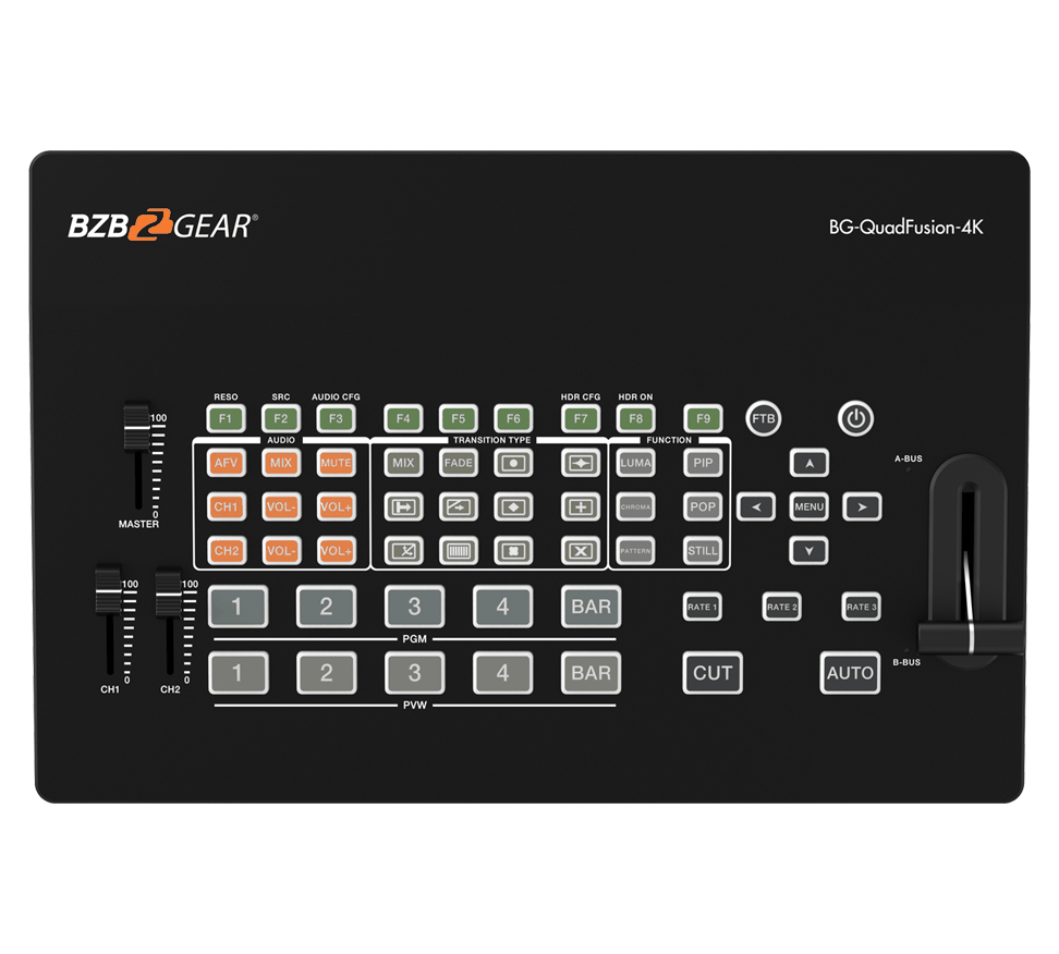 BZBGear BG-QuadFusion-4K Production Switcher