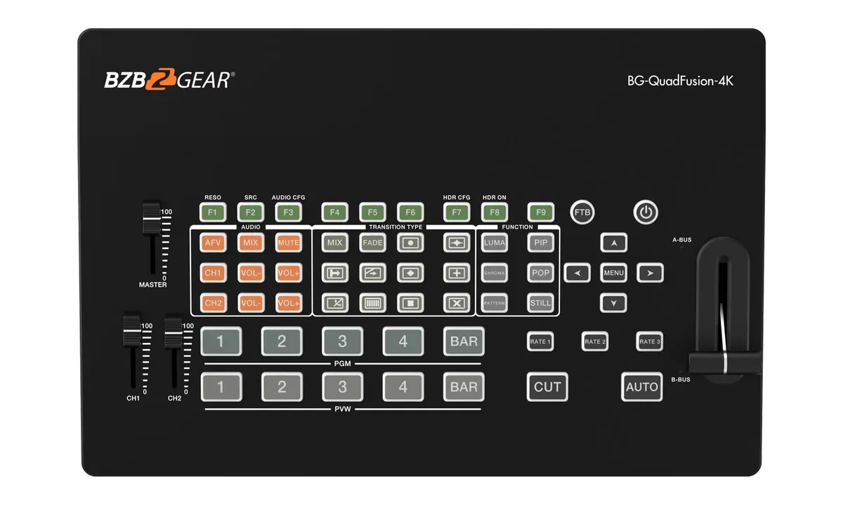 BZBGear BG-QuadFusion-4K Production Switcher - view 2
