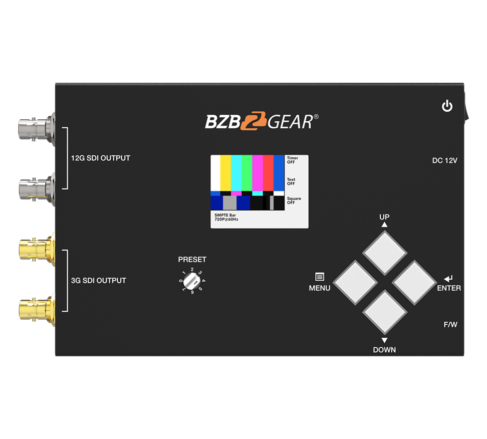 BZBGear BG-SDITPG-G2 12G-SDI Test Pattern Generator