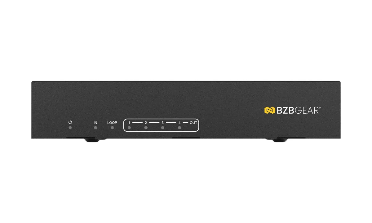 BZBGear BG-UDA-E14 1x4 HDBaseT Splitter Kit with Four Receivers - view 5