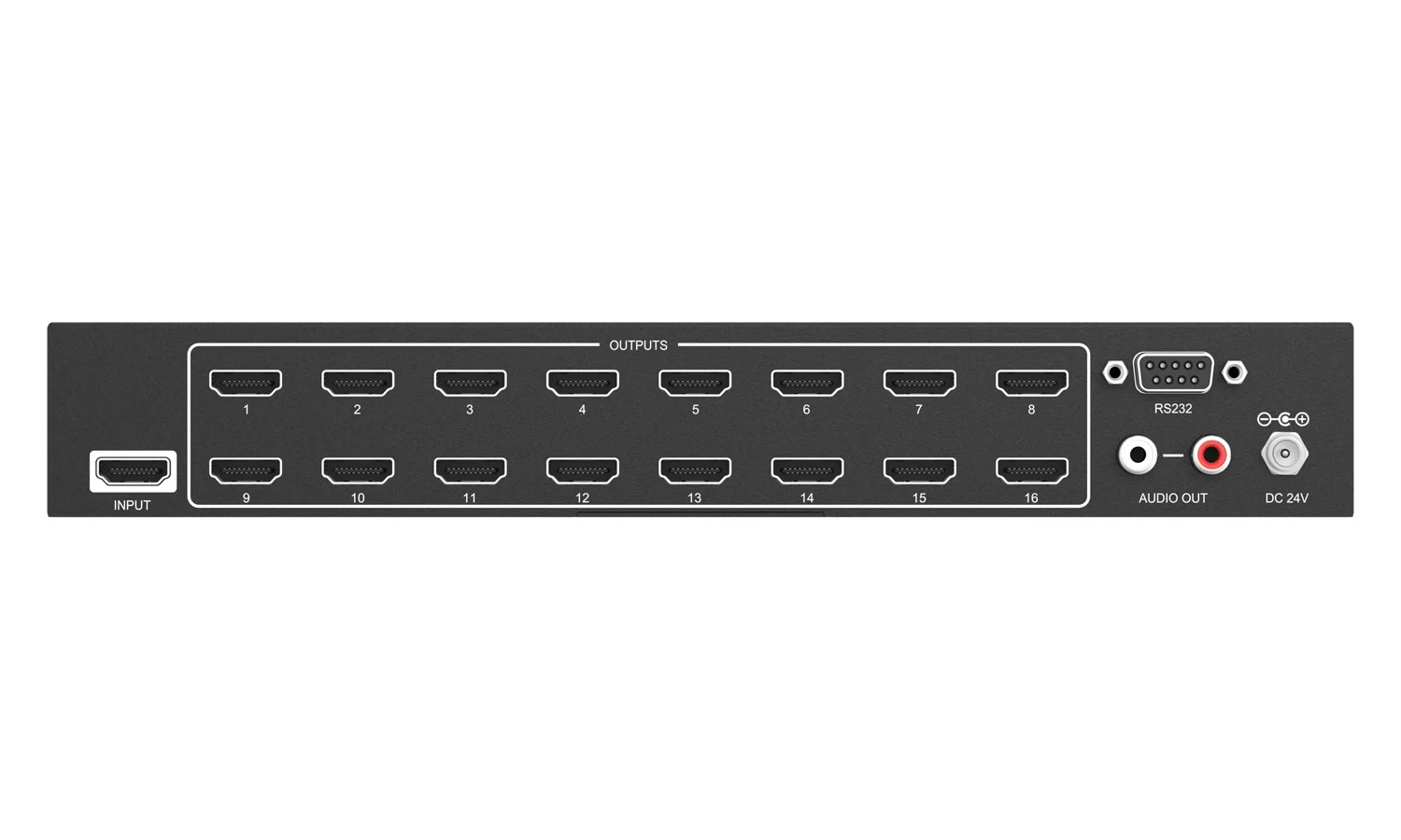 BZBGear BG-UHD-DA1X16 1x16 4K HDMI Splitter - view 5