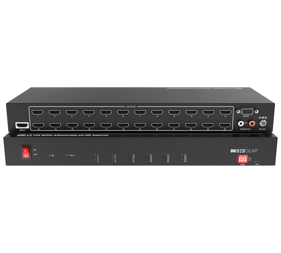 BZBGear BG-UHD-DA1X24 1x24 4K HDMI Splitter