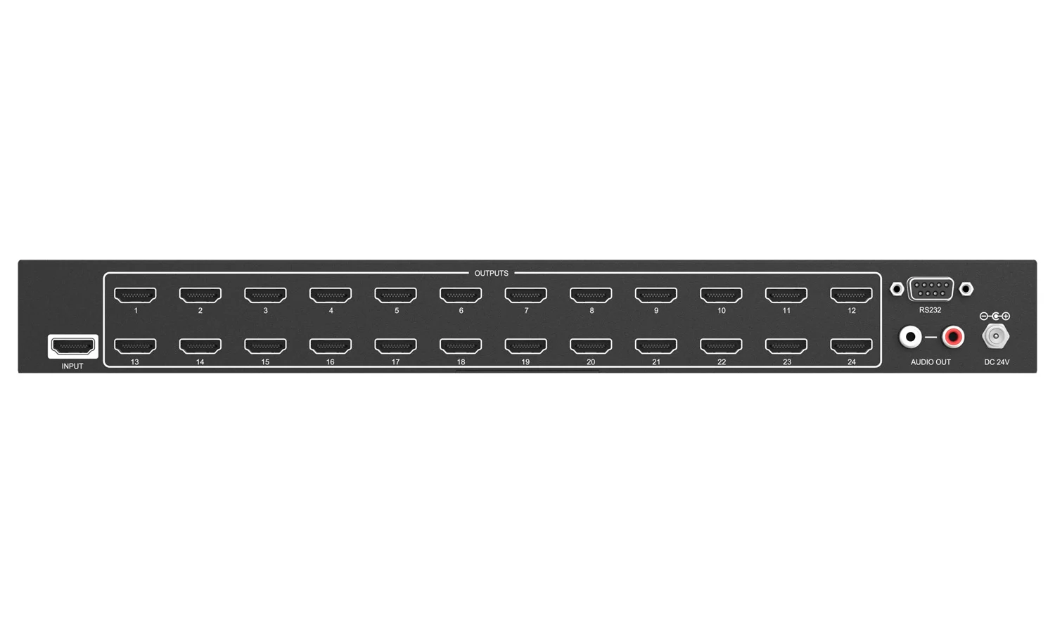 BZBGear BG-UHD-DA1X24 1x24 4K HDMI Splitter - view 5