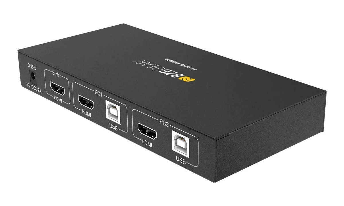 BZBGear BG-UHD-KVM21A 2-Port 4K KVM Switch - view 6