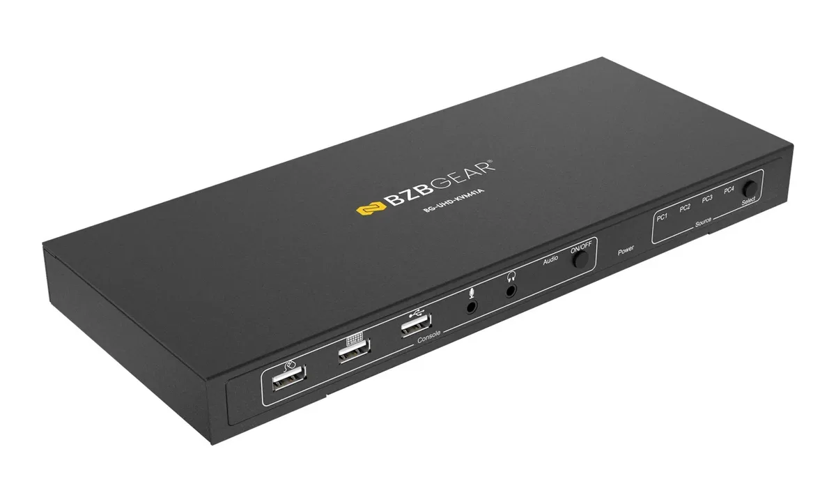 BZBGear BG-UHD-KVM41A 4-Port 4K KVM Switch - view 3