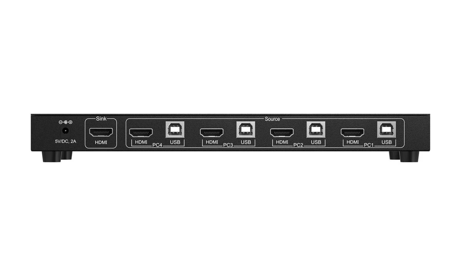 BZBGear BG-UHD-KVM41A 4-Port 4K KVM Switch - view 5