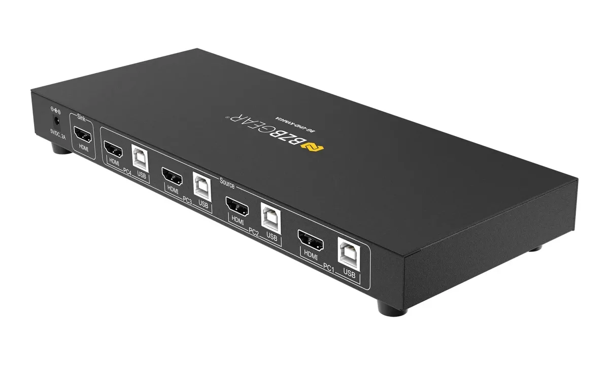 BZBGear BG-UHD-KVM41A 4-Port 4K KVM Switch - view 6