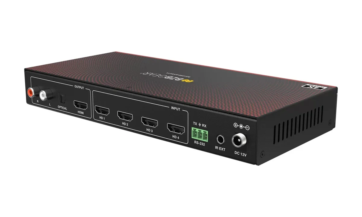 BZBGear BG-UHD-MVS41A 4x1 Seamless Switcher and Multiviewer - view 4