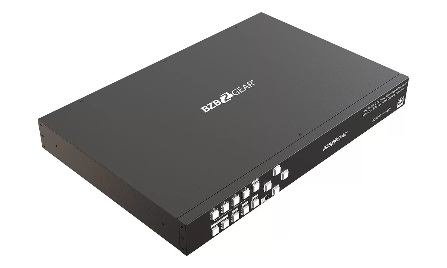 BZBGear BG-UHD-QVP-4X2 4x2 Seamless Switcher and Scaler with USB Capture - view 3