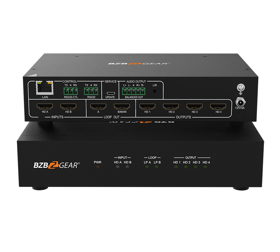 BZBGear BG-UHD-VW24 4K Video Wall Processor for Four Displays