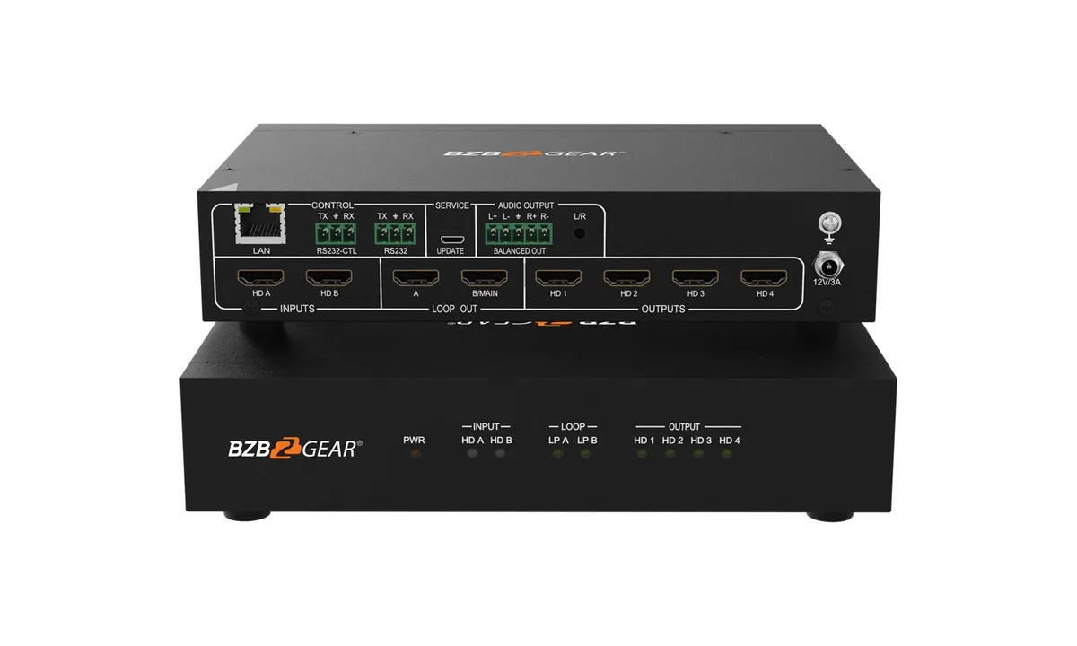 BZBGear BG-UHD-VW24 4K Video Wall Processor for Four Displays - view 2