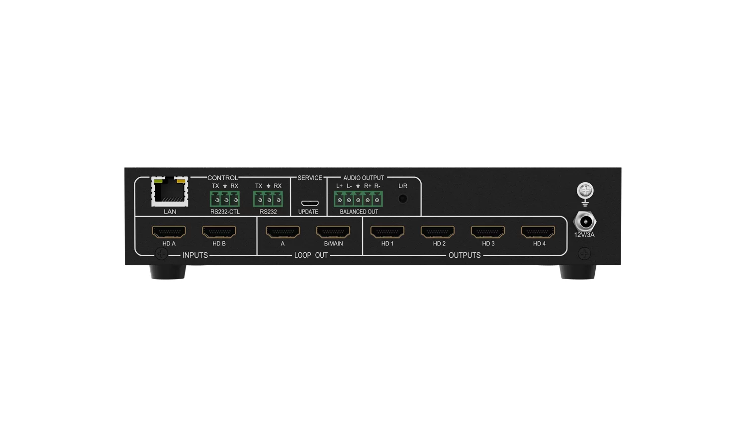 BZBGear BG-UHD-VW24 4K Video Wall Processor for Four Displays - view 5