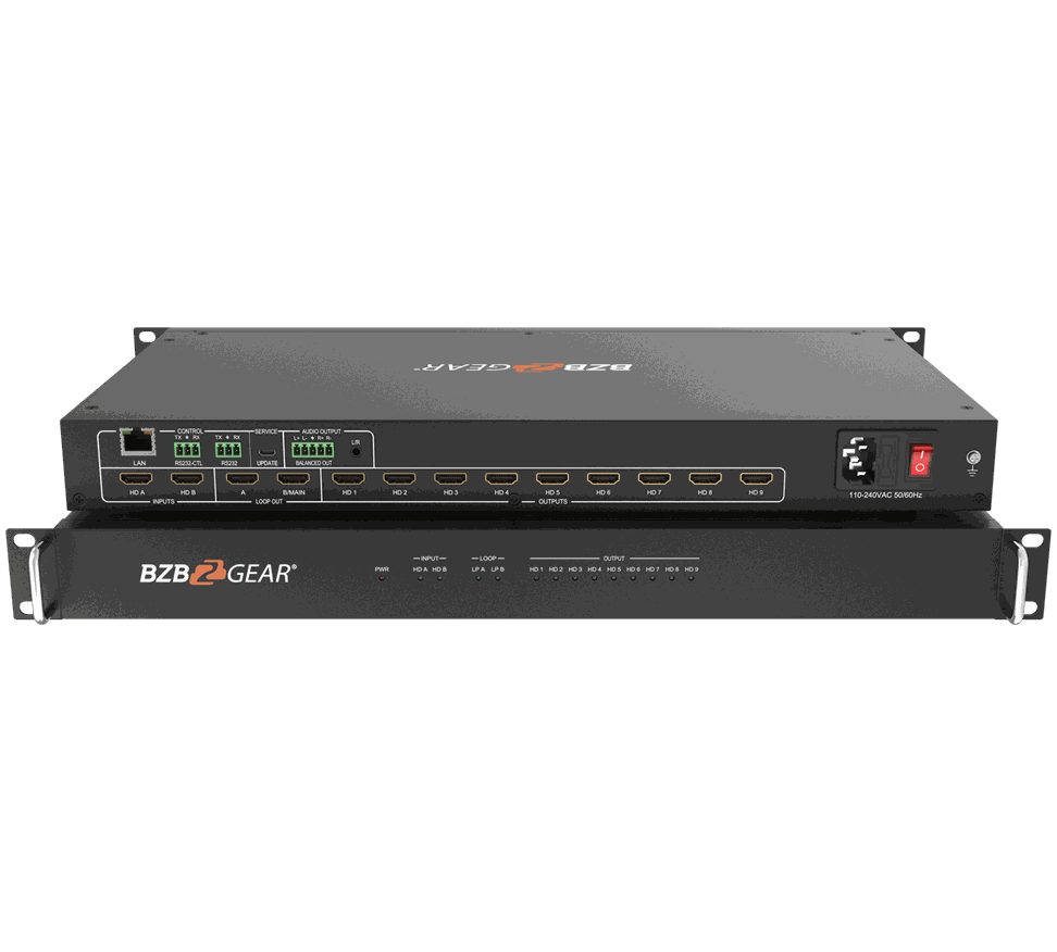 BZBGear BG-UHD-VW29 4K Video Wall Processor for Nine Displays