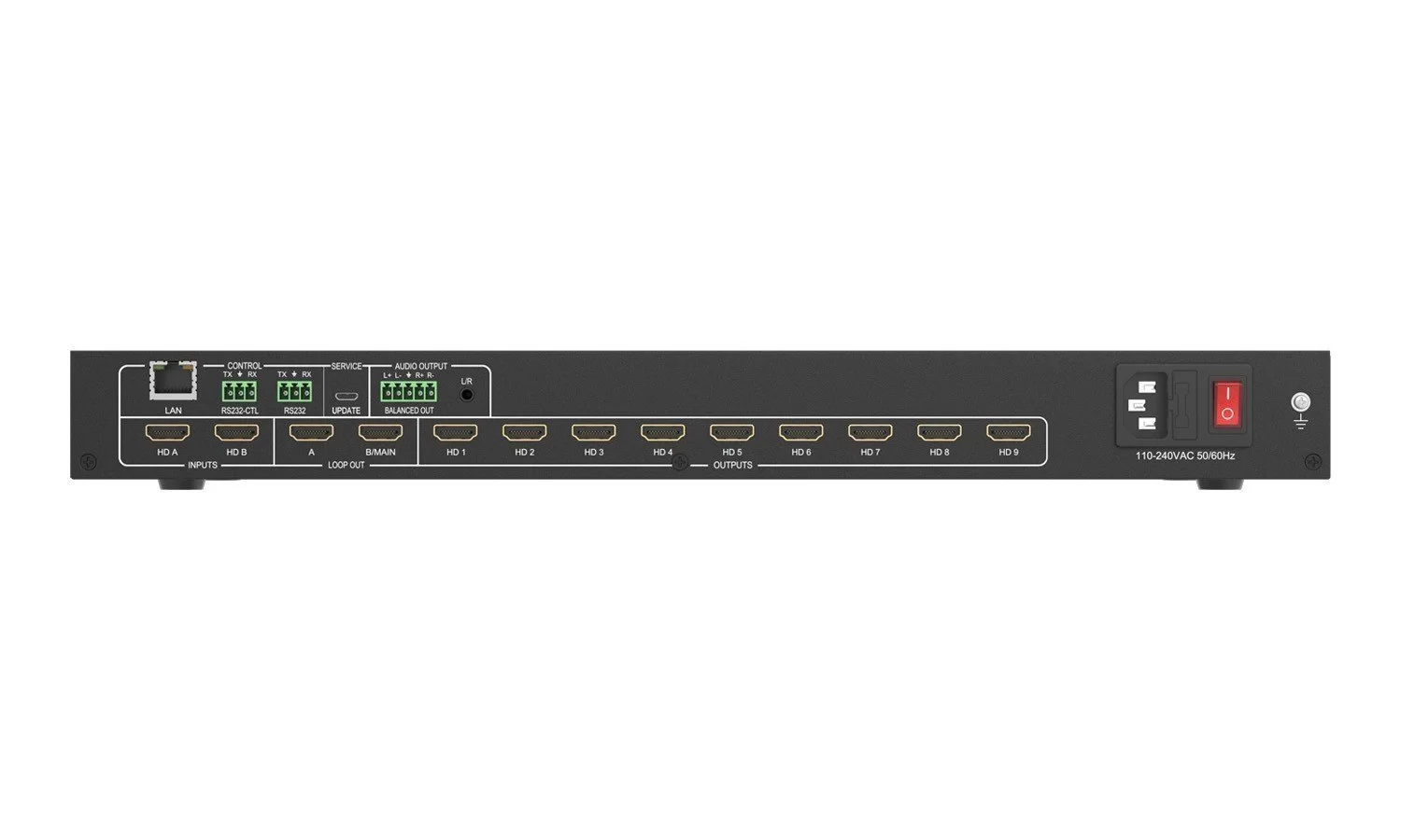 BZBGear BG-UHD-VW29 4K Video Wall Processor for Nine Displays - view 5