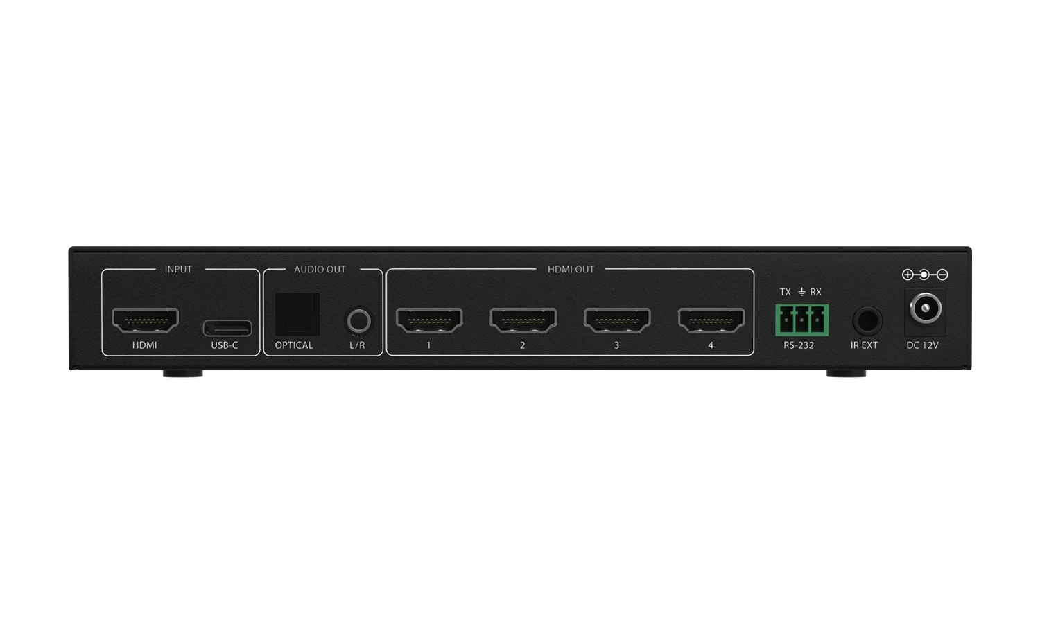 BZBGear BG-UHD-VW2X2A 2x2 Video Wall Controller with USB-C Input - view 5