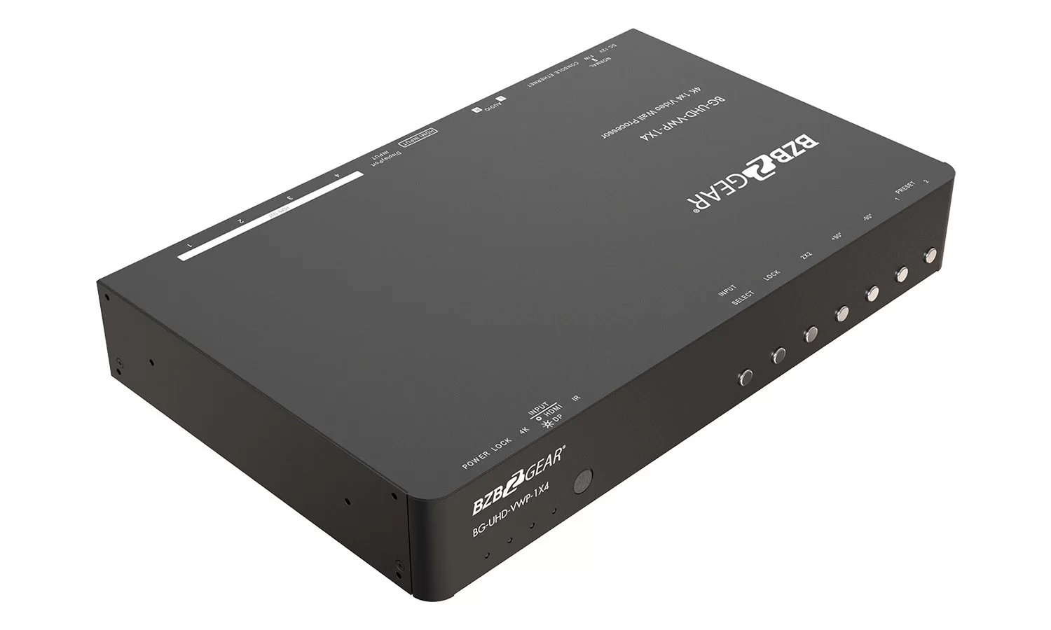 BZBGear BG-UHD-VWP-1X4 4K Video Wall Processor with Scaler - view 4