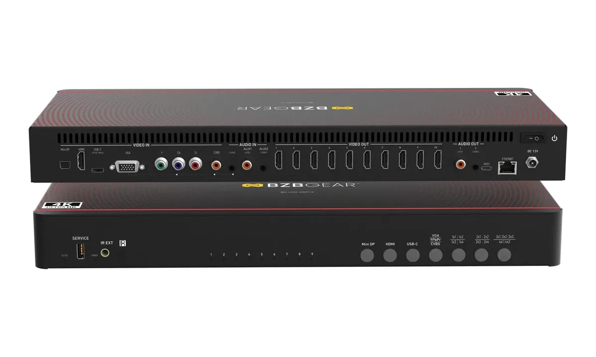 BZBGear BG-UHD-VWP19 Multi-Format Video Wall Processor for Nine Displays - view 2