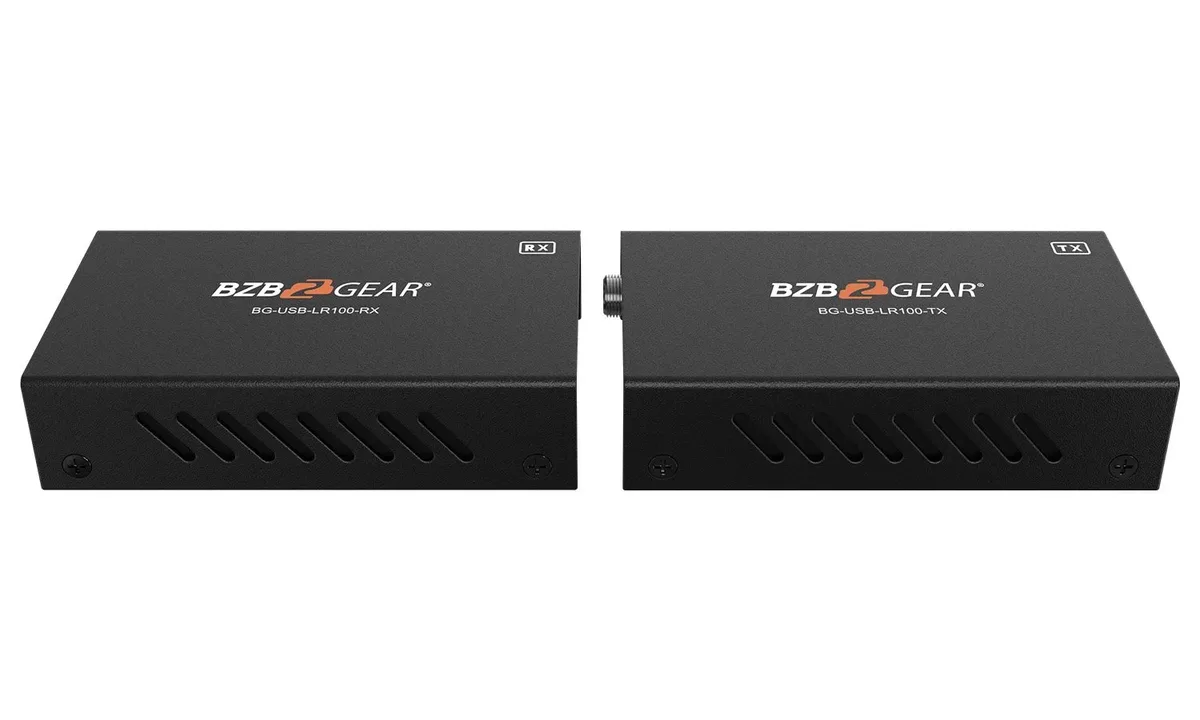 BZBGear BG-USB-LR100 2-Port USB 2.0 Extender over Cat5e/6/7 - view 3