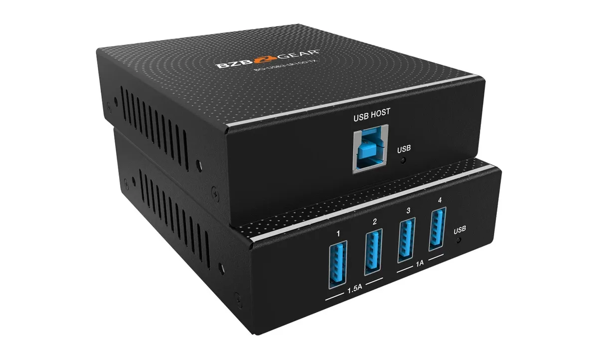BZBGear BG-USB3-LR100 4-Port USB 3.0 HDBaseT Extender - view 3