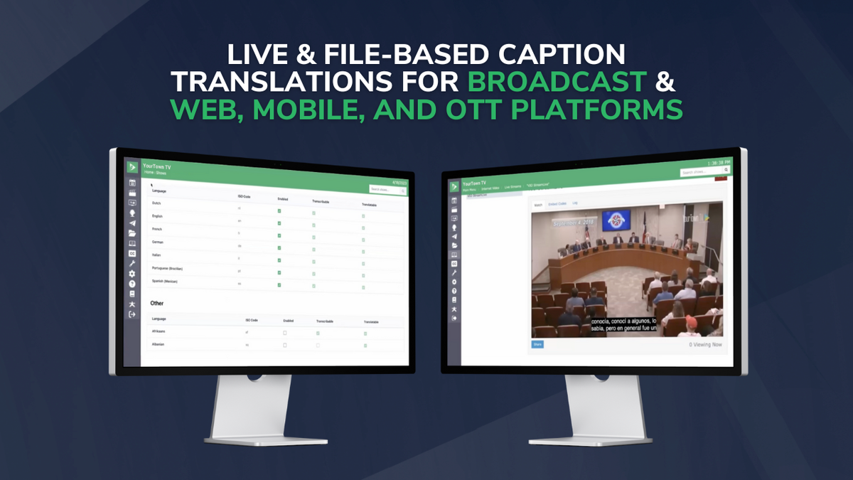Cablecast Translate Caption Translation Service Single Hour