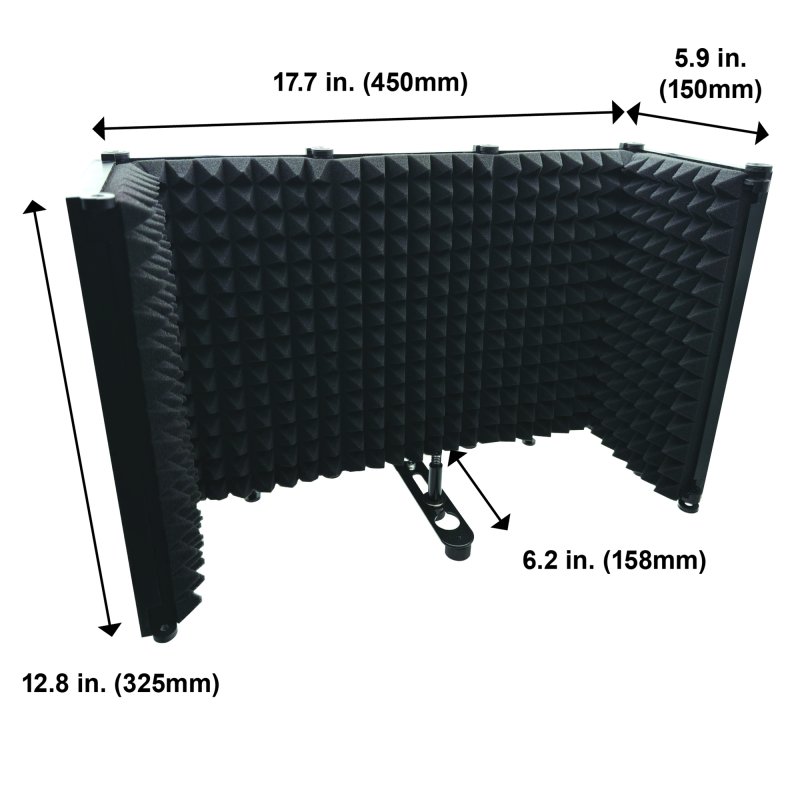 CAD Audio CAD Acousti-Shield AS12 Desk or Stand-Mounted Acoustic Enclosure - view 3