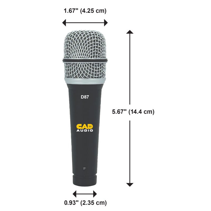 CAD Audio CAD D87 Dynamic Instrument Microphone - view 6
