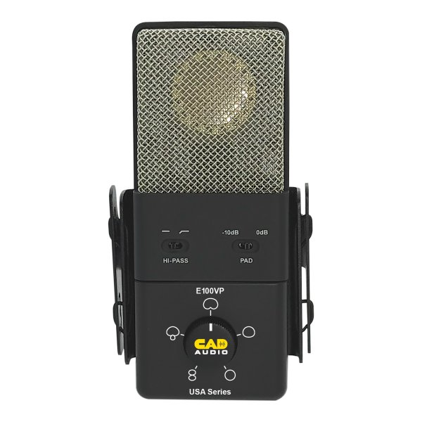 CAD Equitek E100VP USA Series Large Diaphragm Variable Pattern Studio Condenser Microphone