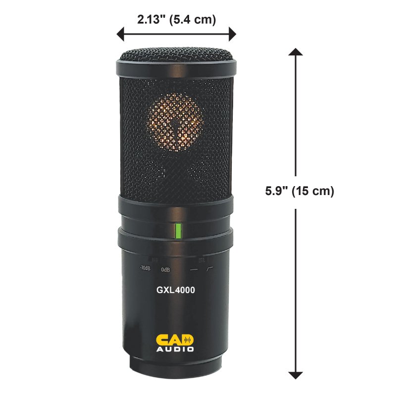 CAD Audio CAD GXL4000 Large Diaphragm Side-Address Studio Condenser Microphone - view 5