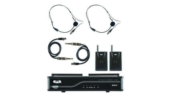 CAD Audio CAD GXLVBB VHF Wireless Dual Bodypack Microphone System product image