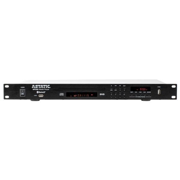 CAD Audio CAD Astatic MP200 Multifunction Media Player with DVD, USB and AM/FM Radio product image