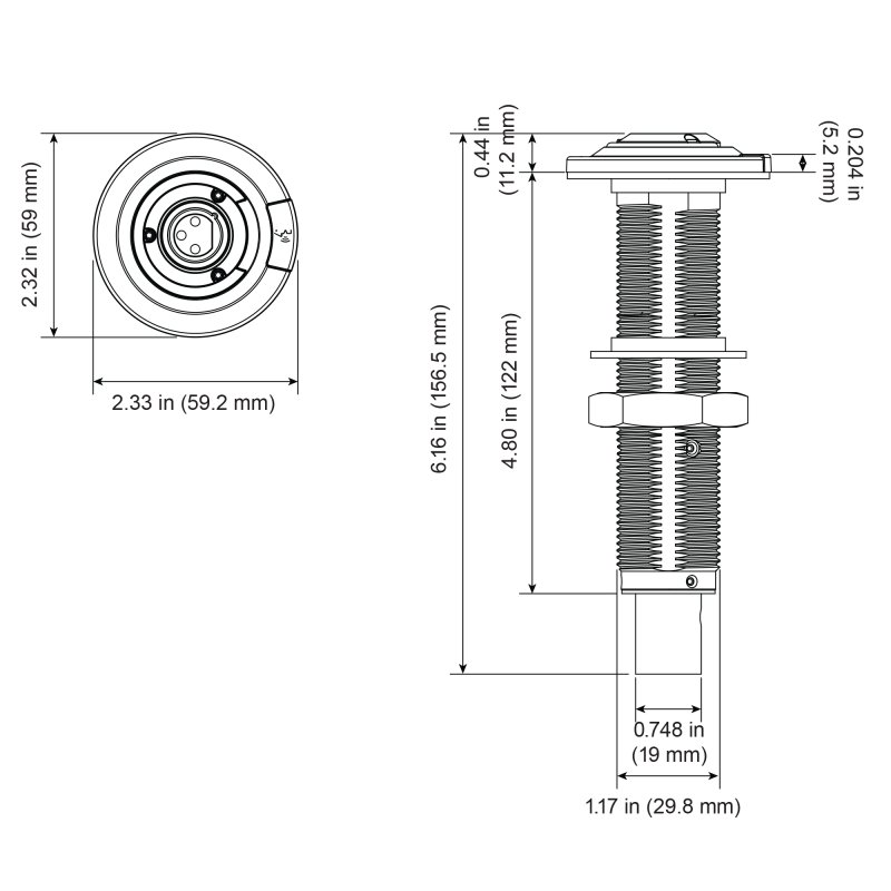 CAD Audio CAD Astatic MS200 Flush-Mount Microphone Base - view 3