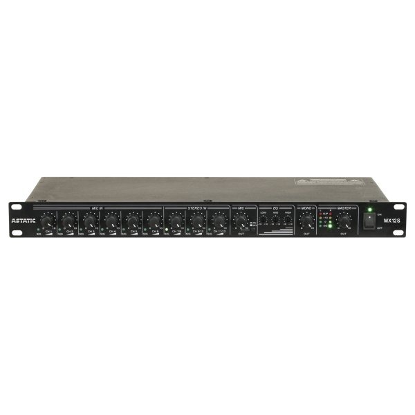 CAD Audio CAD Astatic MX12S 12-Channel Stereo Rack Mount Mixer