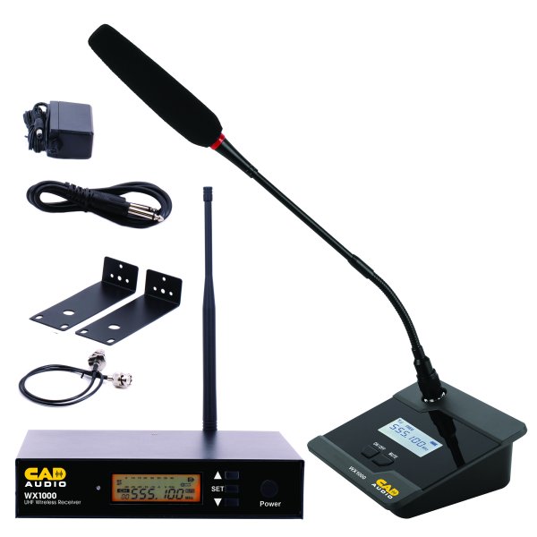 CAD Audio CAD WX1000GN Wireless Gooseneck Microphone System (550-590 MHz) product image