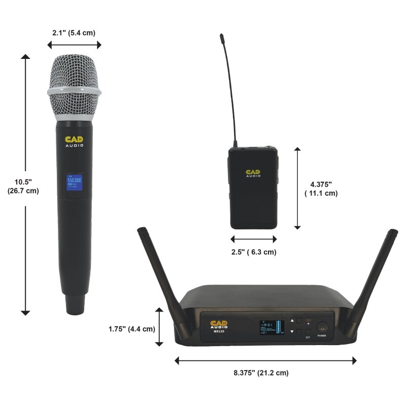 CAD Audio CAD WX120 Complete Wireless Microphone Solution - view 7