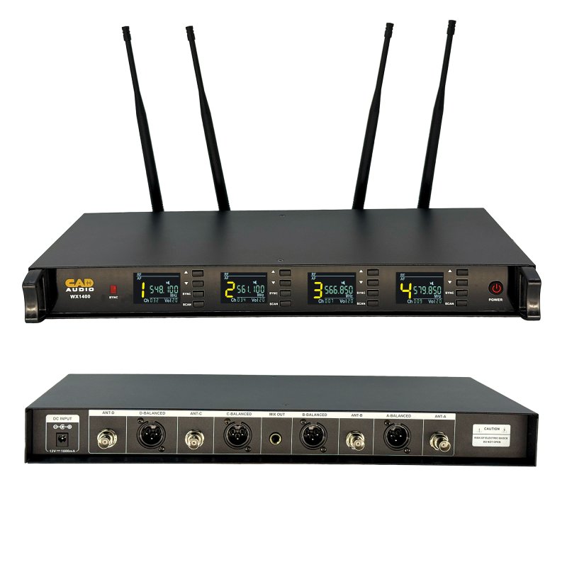CAD Audio CAD WX1400GN Four-Channel Wireless Gooseneck Microphone System (550-590 MHz) - view 4