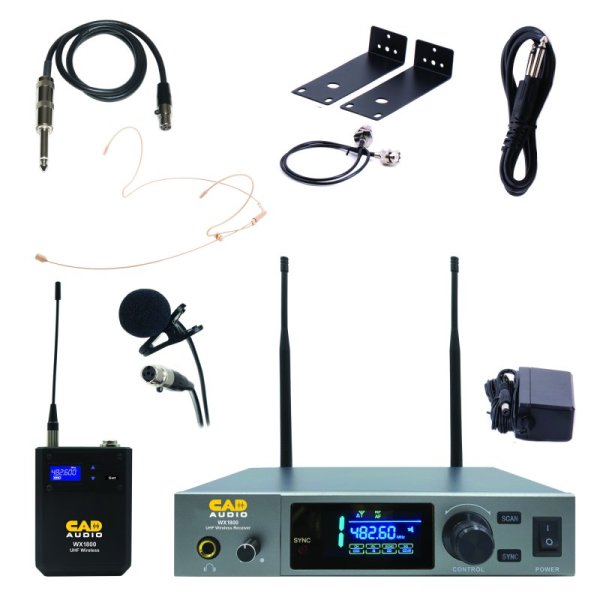 CAD WX1800BP True Diversity UHF Wireless Body Pack Microphone System (550-590 MHz)