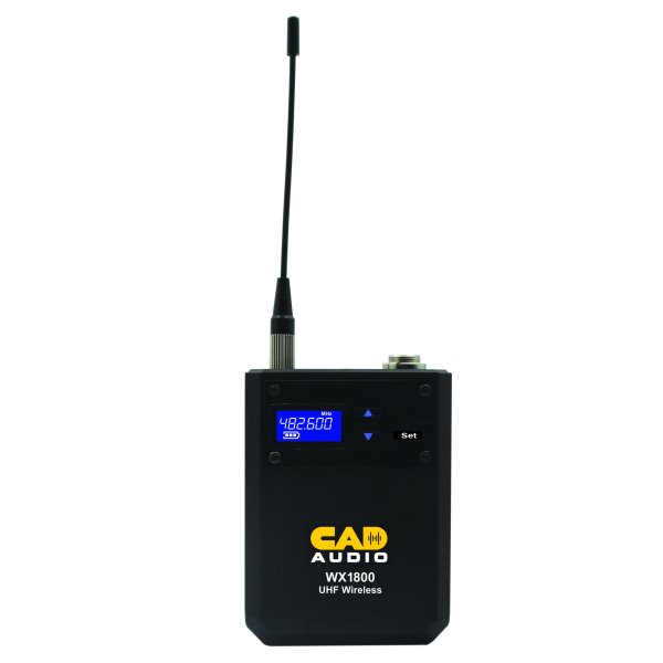 CAD Audio CAD WX1800BP True Diversity UHF Wireless Body Pack Microphone System (550-590 MHz) - view 4