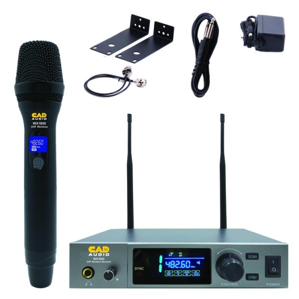 CAD WX1800HH True Diversity UHF Wireless Handheld Microphone System (550-590 MHz)