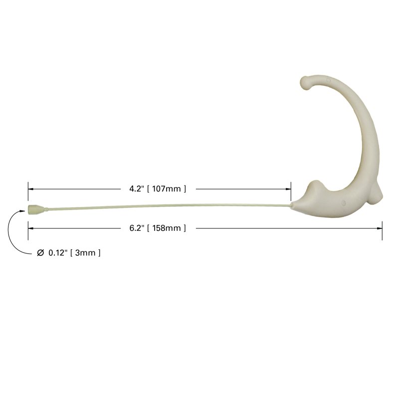CAD Audio CAD WX19 Earworn Omni Miniature Microphone - view 4