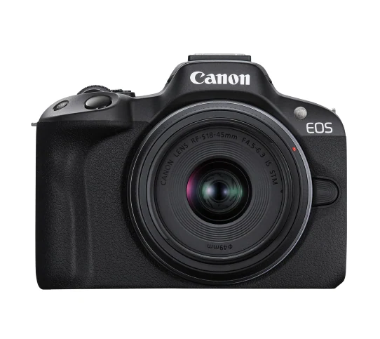 Canon EOS R50 RF-S18-45mm F4.5-6.3 IS STM and RF-S55-210mm F5-7.1 IS STM Two-Lens Kit - view 2